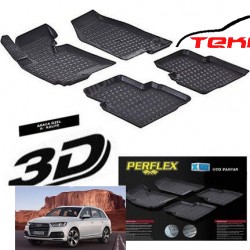 Audi Q7 2006-2012  3D TPE Kauçuk 3D Paspas Perflex